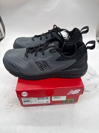Men's Composite Toe Athletic Shoe, Black/Gray, 9, EE, MIDLOGIGS