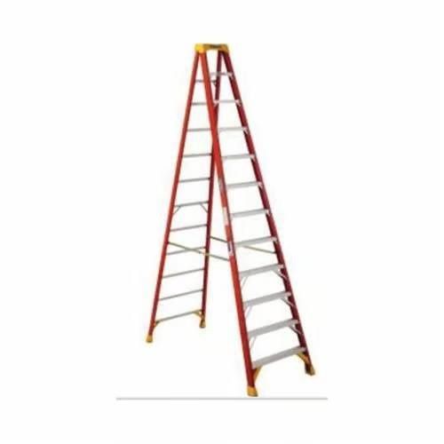 WERNER® 6212 6200 Type IA Step Ladder, 12 ft H Ladder, 300 lb Load, 11 Steps, Fiberglass, A14.5
