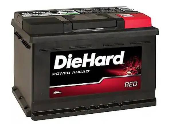 DieHard Red Battery: 48H6 Group Size, 615 CCA, 765 CA