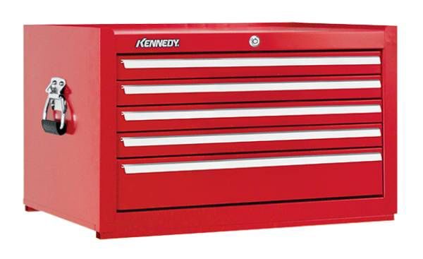 RED Kennedy 29″ 5-Drawer Mechanics’ Chest No Keys/Handles