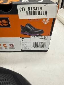 Timberland Pro Women's Athletic Shoe, Black/Purple, 7, TB1A2174