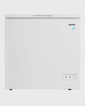 Danby DCF070A5WDB 33 Inch Freestanding Chest Freezer with 7.0 Cu. Ft. Capacity, 1 Wire Basket, All-Around Cooling, Power Outage Protection, Garage Ready, Defrost Drain, and ENERGY STAR®  scratch and d