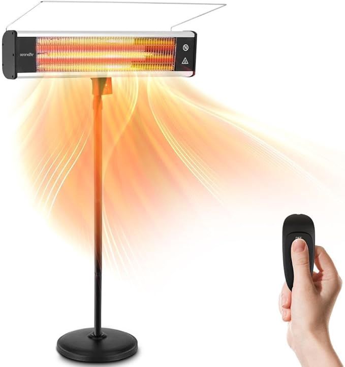 SereneLife Infrared Patio Heater, Electric Patio Heater for Indoor/Out