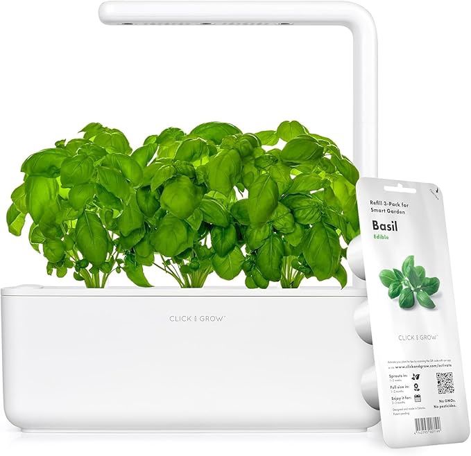 Click &amp; Grow Indoor Herb Garden Kit with Grow Light Smart Garden.