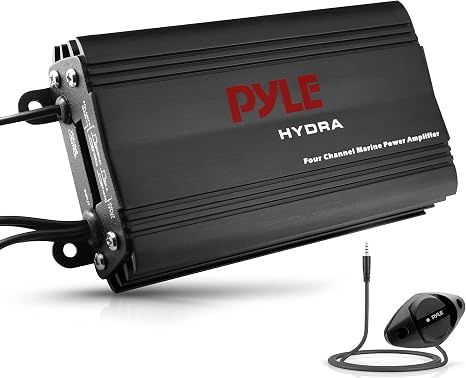 Pyle 800W 4-Channel Hydra Marine Micro Amplifier - Waterproof