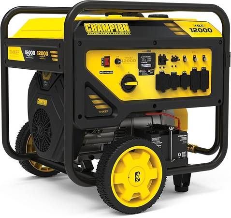 Champion 15,000-Watt MKE Series Portable Generator Electric Start