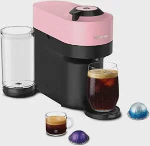 Nespresso Vertuo Pop+ Coffee and Espresso Maker by De'Longhi CandyPink