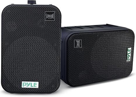 Dual Waterproof Outdoor -Speaker System - 6.5 Inch Pair Weatherproof