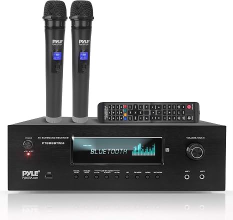 Pyle 1000W Bluetooth Home Theater Karaoke Receiver - 5.2-Ch