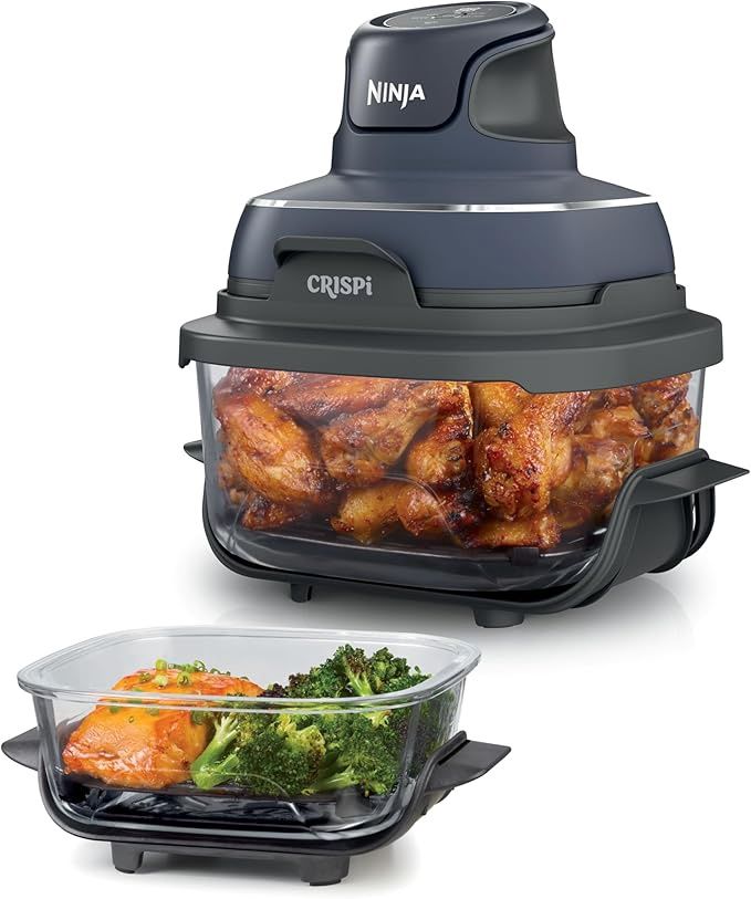 Ninja Crispi 4 in 1 Glass Air Fryer, 450°F, Non Toxic, 4QT and 6 Cup - $80 (norton)