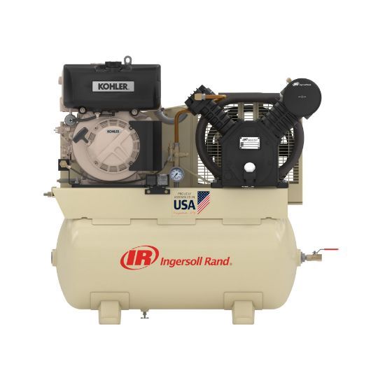 Ingersoll Rand 2475F10DK 10hp Diesel Driven Kohler Truck Mount Reciprocating Air Compressor