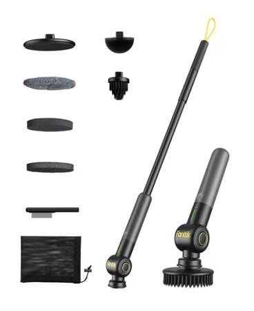 Fanttik Dual-Speed Electric Scrubber with 6 Brush Heads
