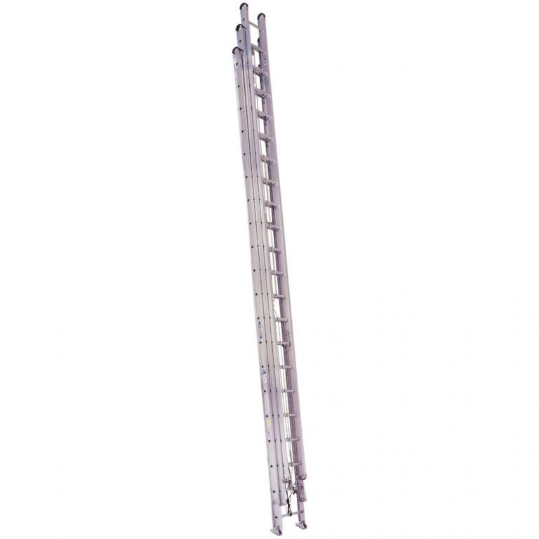 Werner 500 60-ft ( 49-ft Reach Height ) Aluminum Type 1 - 250 lbs. Load Capacity Extension Ladder  560-3