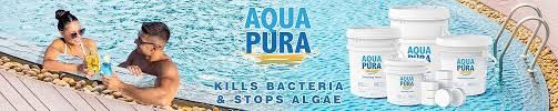 Aqua Pura Chlorine Tablets for Swimming Pool,3" Pool Supplies, Individually Wrapped Stabilized Chlorine Tablets, Long-Lasting, Slow Dissolve,Kill Bacteria,UV Protected,90% Available，10lbs