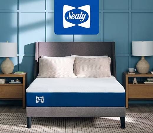 Sealy 10" Twin Memory Foam Mattress Medium Feel