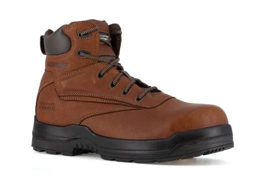 SIZE 7W Rockport More Energy Women's Deer Tan 6" Composite Toe