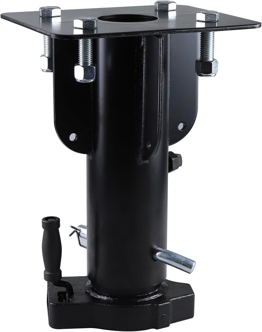 15"-21" 5th Wheel to Gooseneck Adapter Hitch, 30000LBS Capacity | 2-5/16" Ball, 15"-21" Adjustable Height, Gooseneck Adapter for RV and Trailer Towing