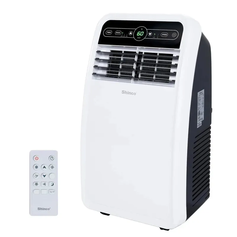Shinco SPF1-08C 8,000 BTU Portable Air Conditioner Unit with Built-in Cool