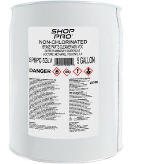 ShopPro Non-Chlorinated Brake Parts Cleaner 5Gal