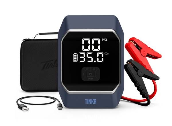TINKR 4-in-1 Jump Starter with Air Pump &amp; Power Bank
