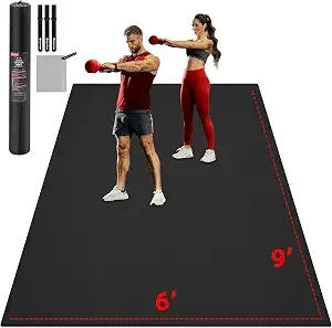 GymCope Extra Large Exercise Mat 9x6