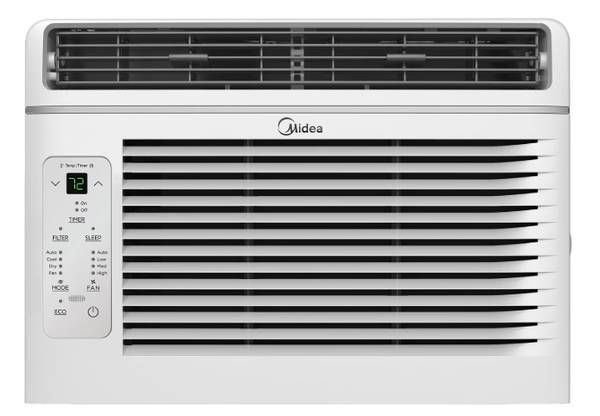 Midea 6,000 BTU Easy Cool Electronic Window Air Conditioner W Remote