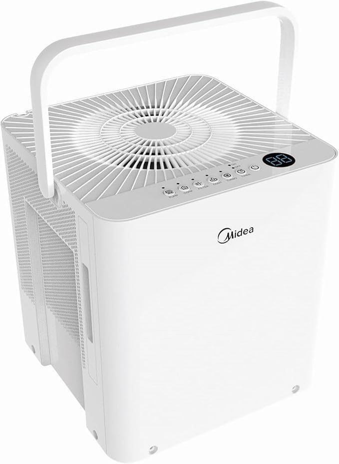 Midea Cube 50 Pint Dehumidifier, 4,500 Sq. Ft, Smart Control,