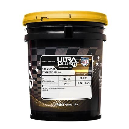 SAE 75W-90 Full Synthetic Gear Oil API GL-4 5 Gallon Pail
