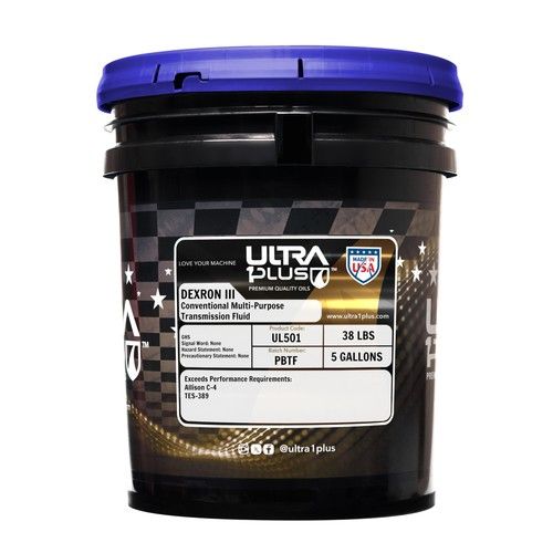 ATF Dexron III Mercon Automatic Transmission Fluid 5 Gallon Pail Ultra 1PLUS