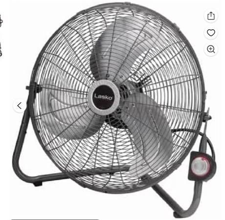 Lasko Max Performance 20" High Velocity Floor or Wallmount
