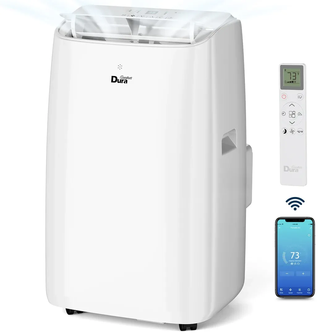 DuraComfort 12000 BTU （ASHRAE)Portable Air Conditioner with Remote