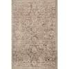 Halima Traditional Vintage Floral Brown 8 ft. x 10 ft. Indoor Area Rug
