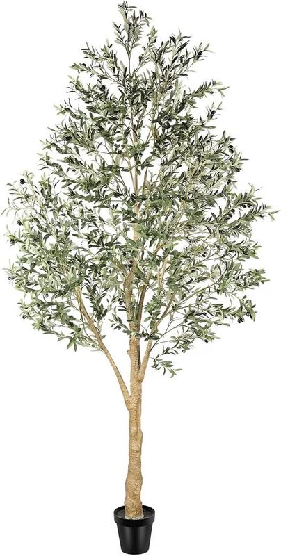 Artificial Olive Tree 10 Feet with Thick Trunk &amp; Realistic Leaves