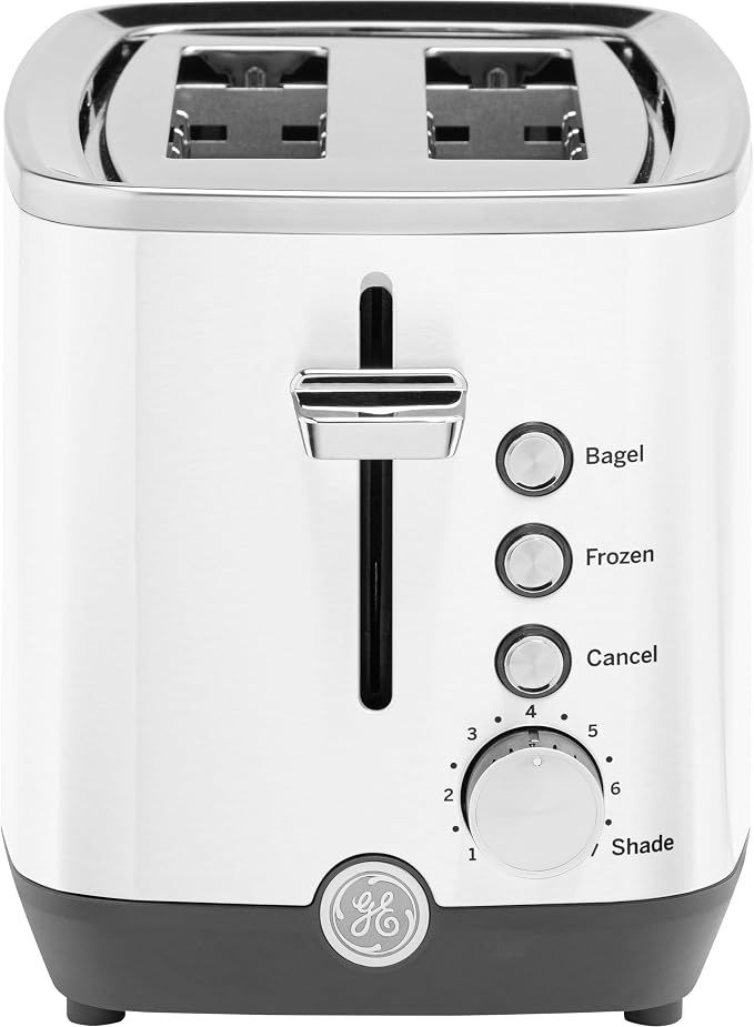 GE 2 Slice Toaster, Extra Wide Slots for Toasting Bagels