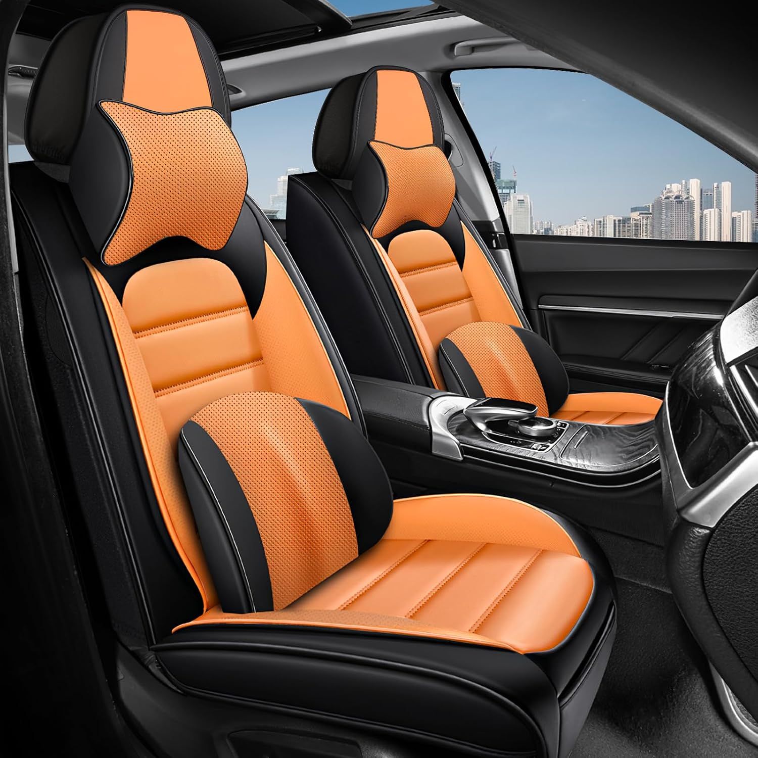 2 piece front Car Seat Covers for Lexus RX 350 2007-2026
