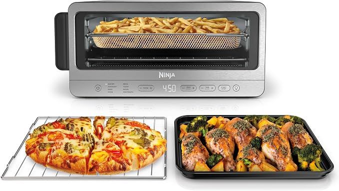 Ninja Flip Toaster Oven &amp; Air Fryer, 8-in-1, Stainless Steel, SP151