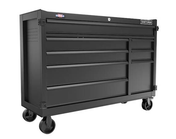 CRAFTSMAN Premium 2000S 51.9-in W x 39.88-in W/Power Strip Wood Top. Has small dent on left side.
