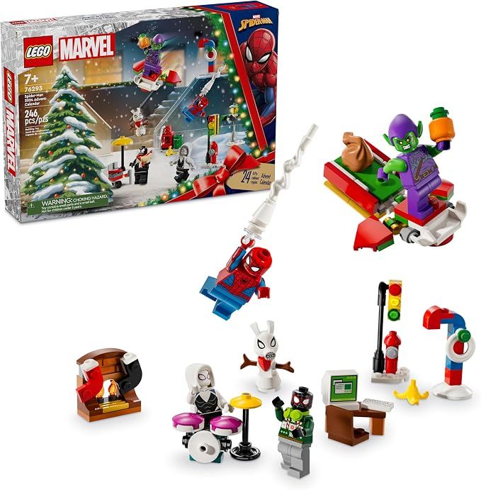 LEGO Marvel Spider-Man Advent Calendar 2024 for Kids