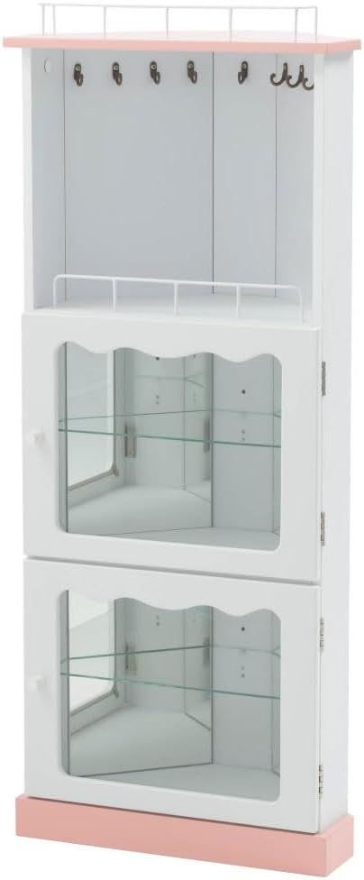 Palette Life Collection Shelf, 3 Tiers, Corner Rack, Figurine Storage
