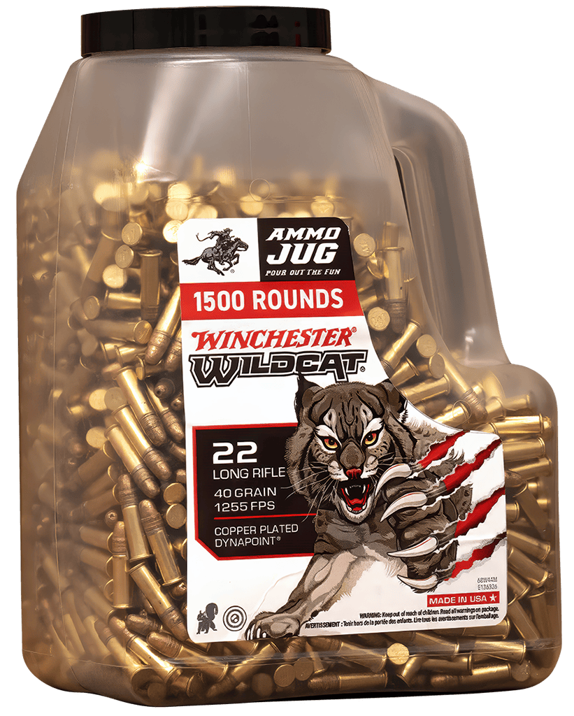 Winchester Wildcat Rimfire .22lr, 40gr CPD, 1500rd Jug