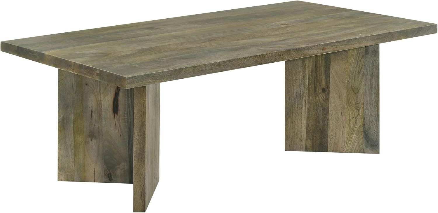 Coaster Andando 50-Inch Rectangular Coffee Table, Mango Brown 708498