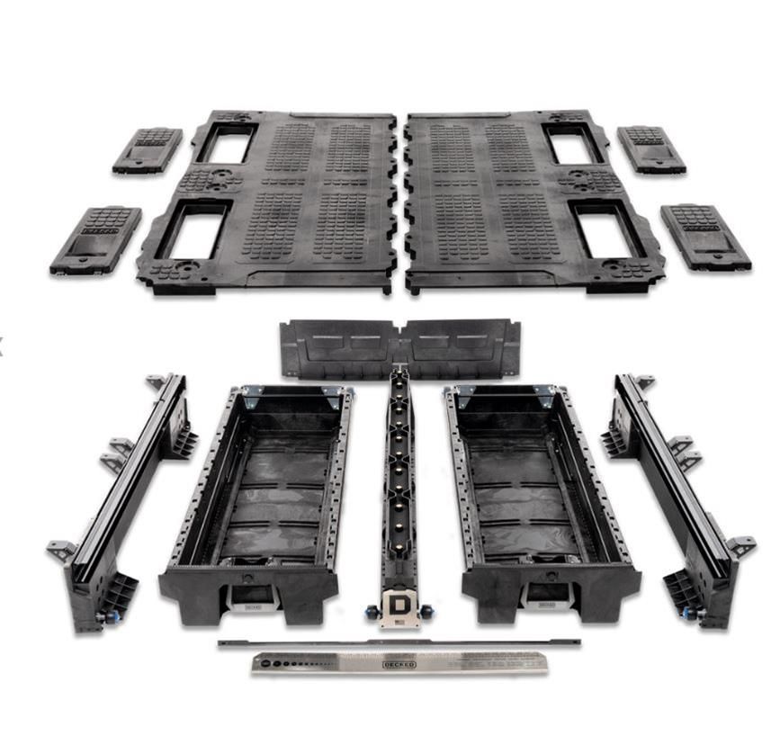 DECKED XG5 - 8' Truck Bed Drawer System for gmc sierra or silverado 2007-2018 1500 and 2007-2019 2500 and 3500