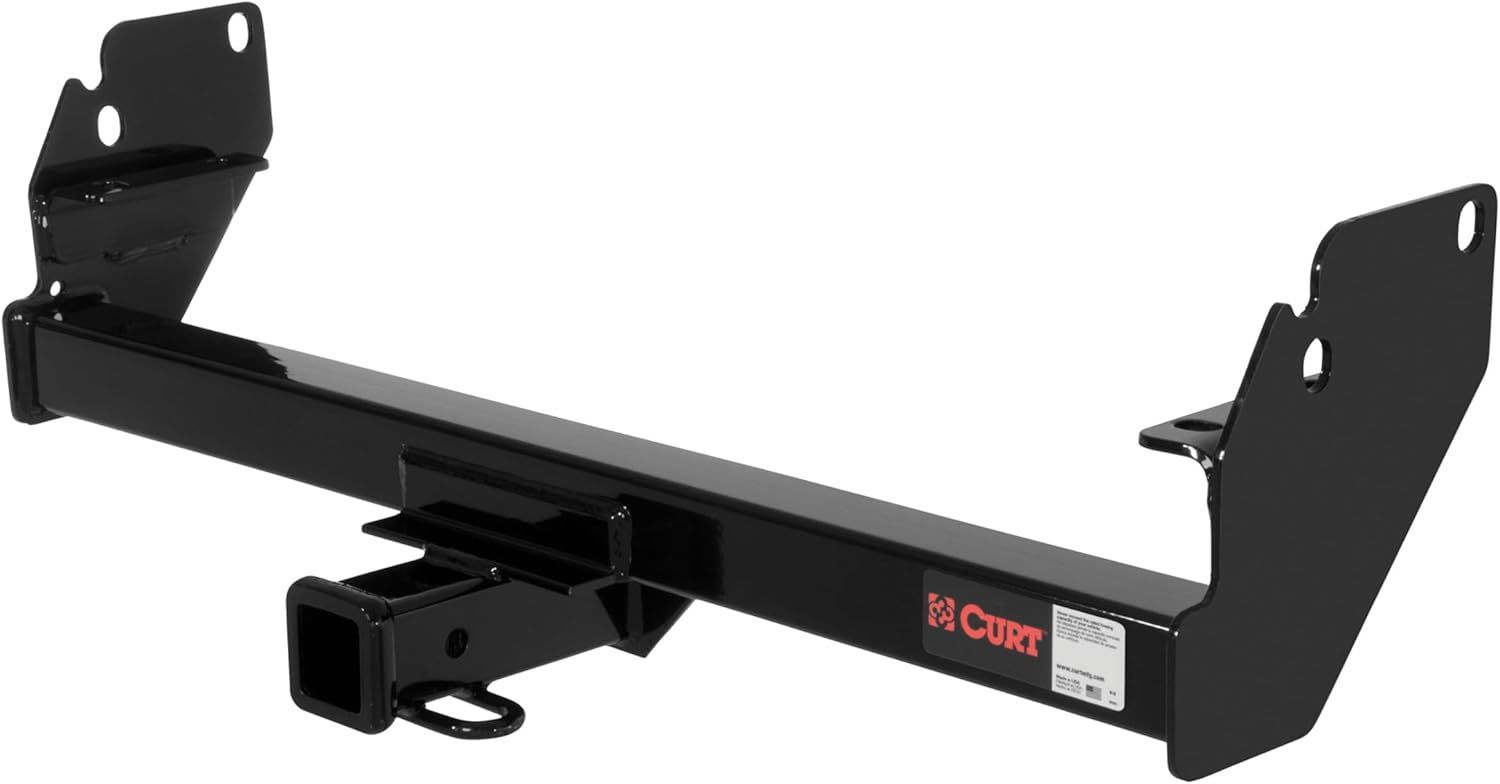 CURT 13323 Class 3 Trailer Hitch, 2" Receiver for Toyota Tacoma Fits 2005-2015 Toyota Tacoma; 5,000 lb GTW, 500 lb TW; No Drilling; Temporary Bumper Removal; Hardware Included