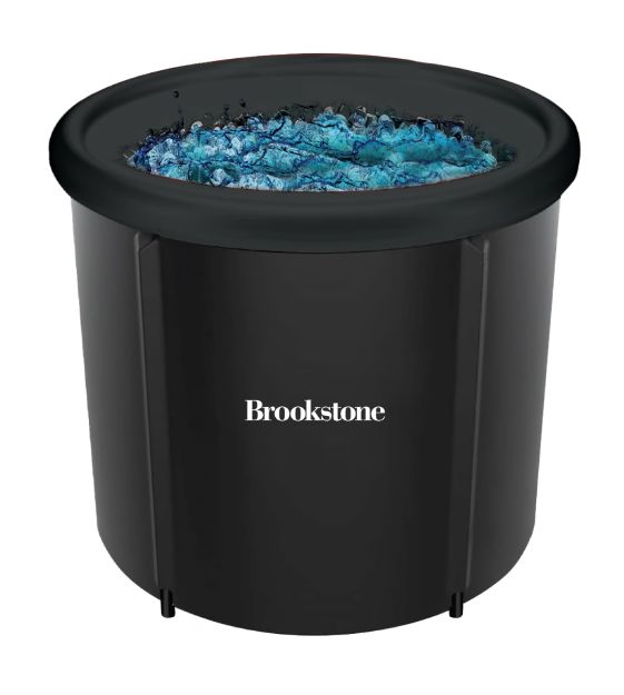 Brookstone Portable Ice Bath Cold Plunge Water Therapy Tub,