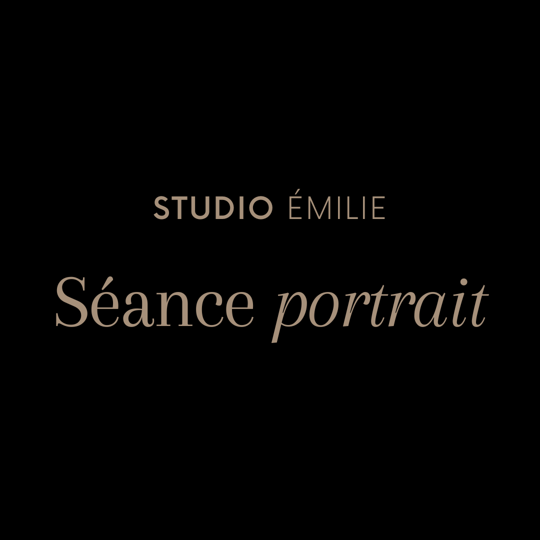 Séance PORTRAIT