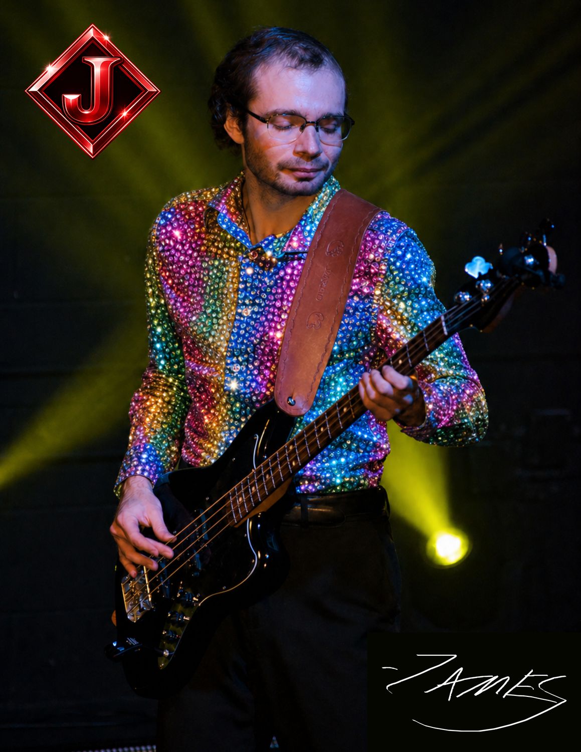 James Chapeskie signed Bass Poster