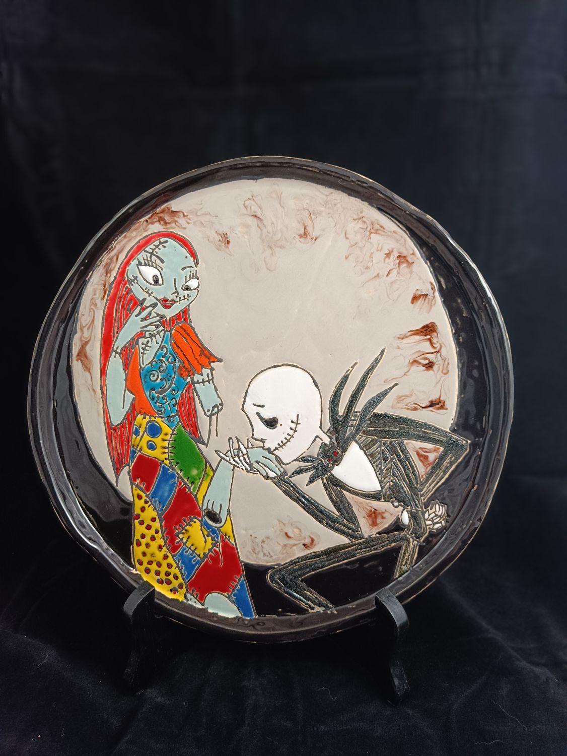 Talerz Miasteczko Halloween