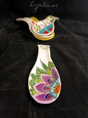 Podstawka pod łyżkę kwiat II