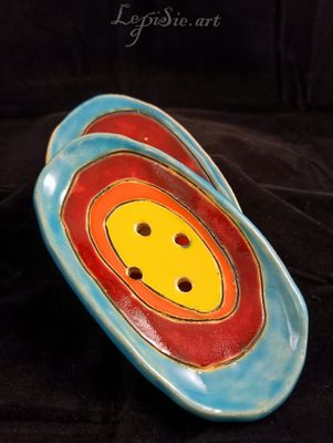 Kolorowa mydelniczka