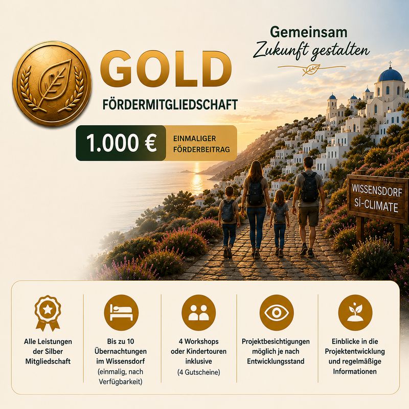 Gold Fördermitgliedschaft